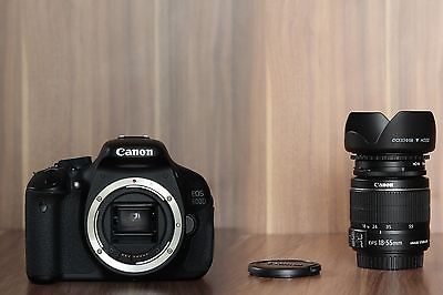 Canon EOS 600D 18.0 MP SLR-Digitalkamera + Canon EF-S 18-55mm f3.5-5.6 IS *TOP*