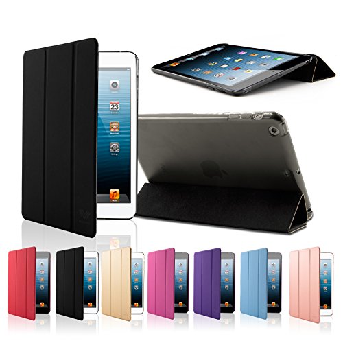 SAVFY iPad Mini Hülle Ultra Dünn Hülle iPad mini 1 2 3 Schutzhülle Etui mit Auto Aufwachen/Schlaf Funktion, schwarz