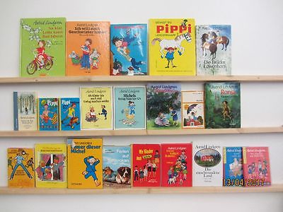 Astrid Lindgren 20 Bücher Kinderbücher Pippi Langstrumpf Michel u.a.