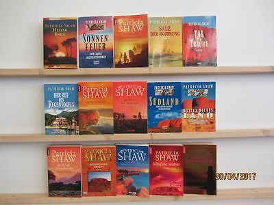 Patricia Shaw 15 Bücher Romane historische Romane Schicksalsromane