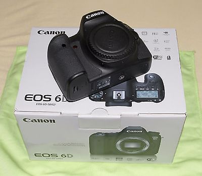 Canon EOS 6D 20,2 MP SLR-Digitalkamera -  Nur Body in OVP - wenig Auslösungen