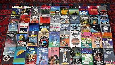 50 Science Fiction Taschenbücher / SF Paket 1