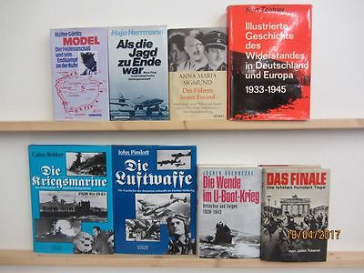 28 Bücher Dokumentation 2. WK 3. Reich NSDAP Nationalsozialismus Paket 1