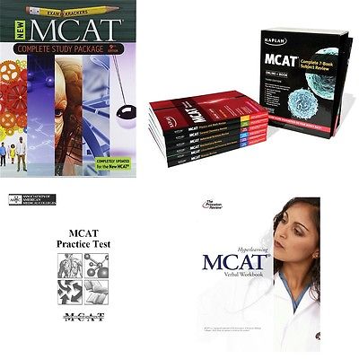 MCAT 2017 Study Pack: Kaplan, Examkrackers, Princeton, Berkeley, AAMC Exams 3-11