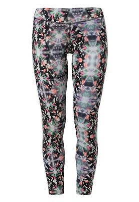 Adidas Women's Ultimate Climalite Printed Tights Gym/Running Large 