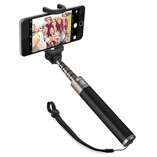 TaoTronics Selfie Stick Selfie Stange Stab Monopod Bluetooth 30 Stunden lang einsetzbar aus Alu für iPhone 6 6s Samsung Sony Smartphones
