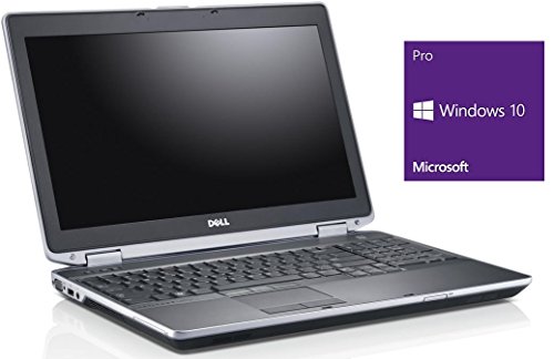Dell Latitude E6530 Notebook | 15.6 Zoll | Intel Core i5-3320M @ 2,6 GHz | 8GB DDR3 RAM | 320GB HDD | DVD-Brenner | Windows 10 Pro vorinstalliert (Zertifiziert und Generalüberholt)