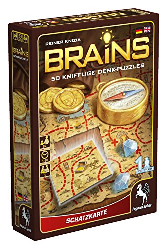 Pegasus Spiele 18131G - Brains - Schatzkarte, Kartenspiele