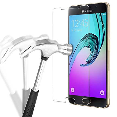 Samsung Galaxy A3 2016 Panzerglas Kapoo [2 Pack] Panzerglas Schutzfolie für Samsung Galaxy A3 2016 Hartglas Samsung Galaxy a3 2016 écran Displayschutzfolie