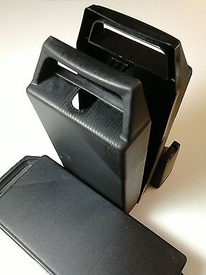 KassettenKoffer Box 2 Stück Schutz 12 MC Aufbewahrung Tape Tragegriff praktisch