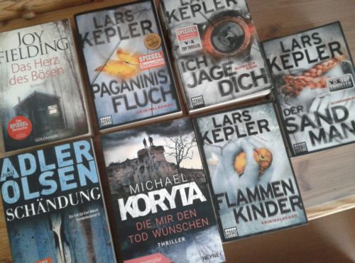 Thriller Krimis Bücherpaket Bestseller Kepler Adler Olsen Koryta Fielding