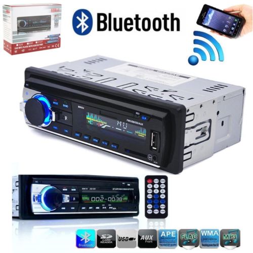 Bluetooth Car Autoradio 1 DIN MP3/USB/SD/AUX-IN FM Radio Player für Amplifier SH