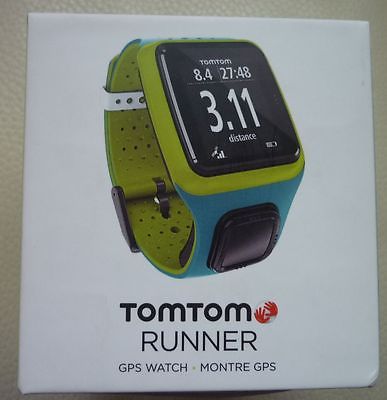 TOMTOM Runner Multisport GPS Fitnessuhr 8RS00 türkis/grün OVP