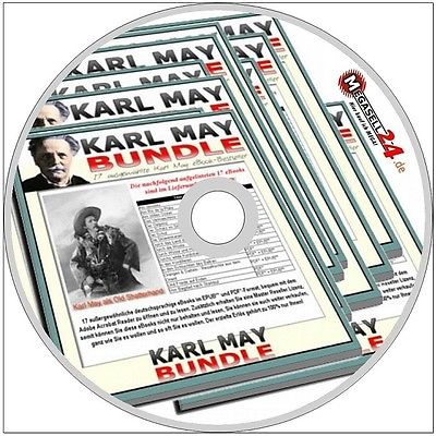KARL MAY 96 eBooks - Auf CD-Rom mit Menü Mega Paket Winnetou Old Shatterhand Neu