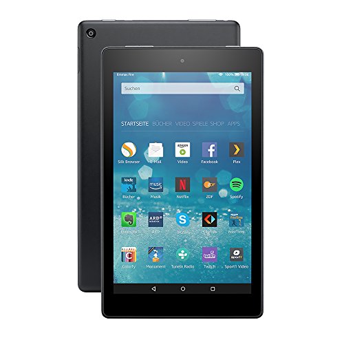 Fire HD 8-Tablet, Zertifiziert und generalüberholt, WLAN, 32 GB (Schwarz) - mit Spezialangeboten