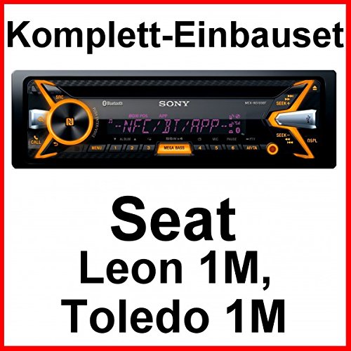 Komplett-Set Seat Leon 1M Toledo 1M Sony MEX-N5100BT Autoradio USB Bluetooth CD