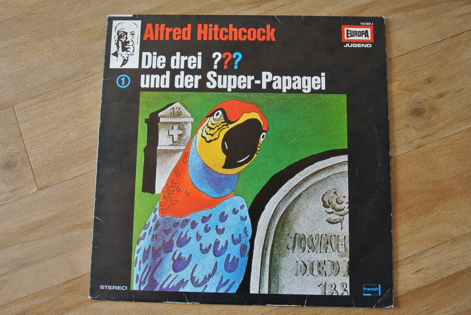 Die drei Fragezeichen und der Super-Papagei, ???, Folge 1, Vinyl, LP, gut