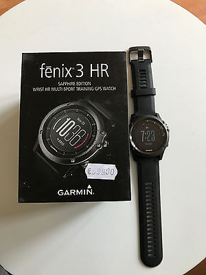 Garmin fenix 3 HR Saphire-Edition, schwarz, super Zustand