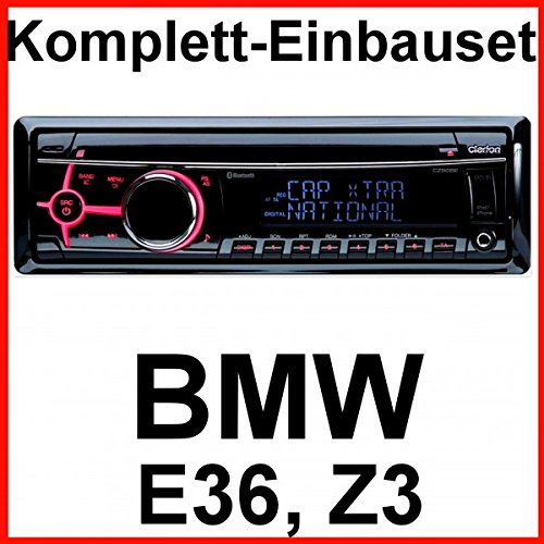 Komplett-Set BMW 3er E36 Z3 mit Clarion CZ505E USB Autoradio CD DAB+ Bluetooth