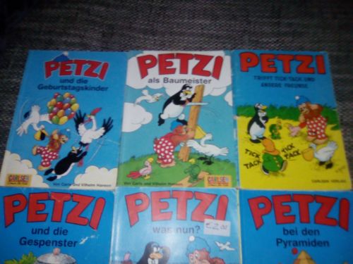 9x Petzi Bücher Comics für Kinder 