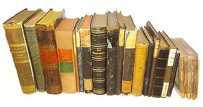 Konvolut antiquarische Bücher Sammlung Lot alle vor 1900 antik Literatur lesen