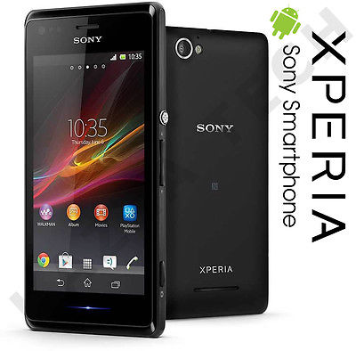 Sony Xperia M Black Unlocked SimFree Android 4.3 SmartPhone Phone 3G Refurbished