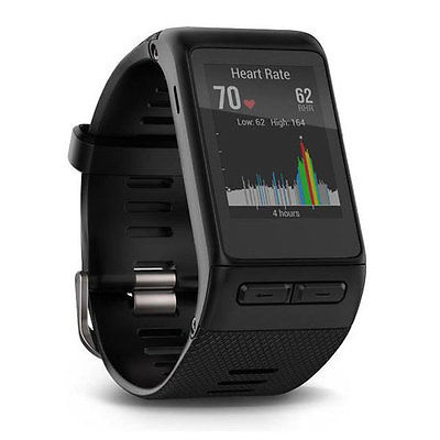 Garmin Vivoactive HR XL Fitness Tracker Smartwatch GPS Sport Uhr schwarz