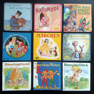 9 Pixibücher mit traditionellen Märchen -  Kinderbücherpaket 