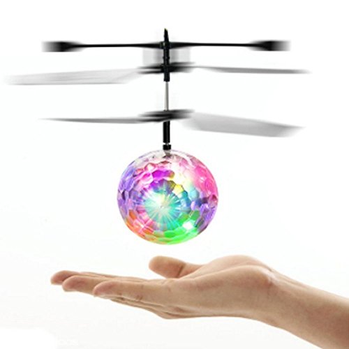 Kokome RC Fliegender Ball Infrarot Induktion Mini Flugzeug blinkende Licht entfernte Spielzeug für Kinder