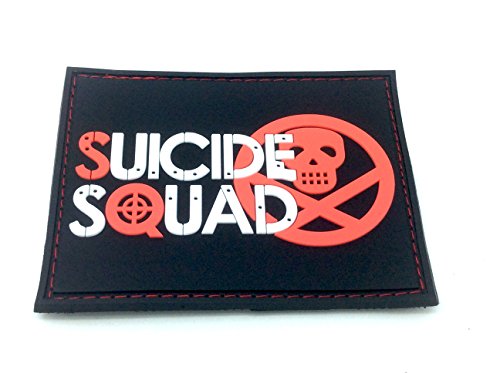 Suicide Squad PVC Klett Emblem Abzeichen