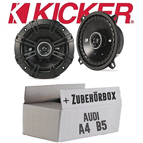Audi A4 B5 - Kicker DSC 504 | 13cm Koax Lautsprecher - Einbauset