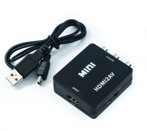 HDMI zu S-Video + Composite Video AV Konverter Wandler