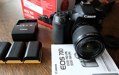 Canon EOS 70D 20.2 MP SLR-Digitalkamera - Schwarz (Gehäuse+Standardzoom)