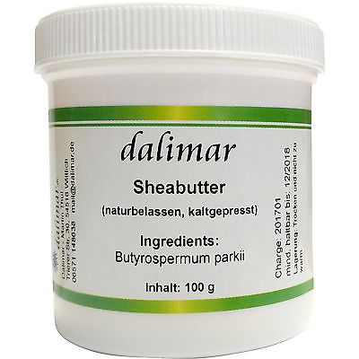 Dalimar Sheabutter naturbelassen kaltgepresst, unraffiniert 100 g