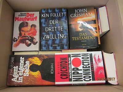 34 Bücher Romane Krimi  Kriminalromane Spionageromane Detektivromane Paket 2