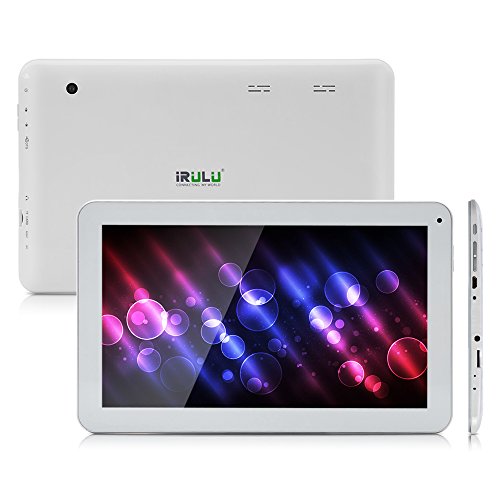 IRULU 10.1 Zoll Tablet PC - 1GB RAM 16GB ROM Quad-Core 1.3GHZ HD Display 1024x600 WIFI WLAN USB Bluetooth - Wei?