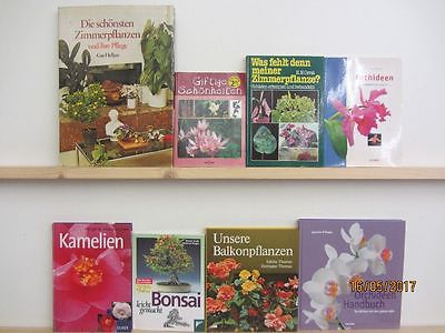 46 Bücher Blumen Pflanzen Grünpflanzen Zimmerpflanzen Orchideen Kakteen
