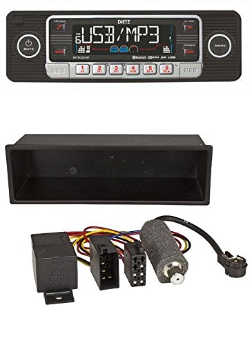 Dietz BOA RETRO_201_BT CD MP3 USB SD Bluetooth AUX Autoradio für VW Polo, T4, Passat, Golf (1998-2004)
