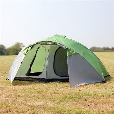 NORTH GEAR Outdoor Camping Holiday Festival Waterproof Lux 8 Man 2 Room Tent
