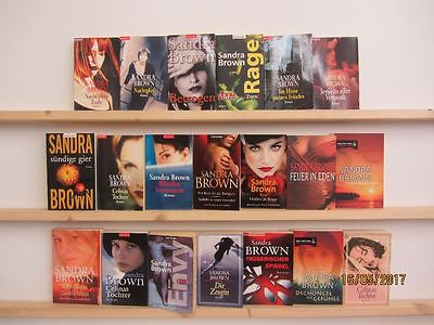 Sandra Brown 20 Bpcher Romane Thriller Krimi romantische Romane