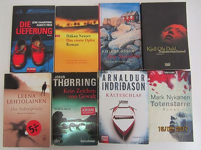 61 Bücher Romane skandinavische Krimi Thriller Psychothriller  Top Titel 