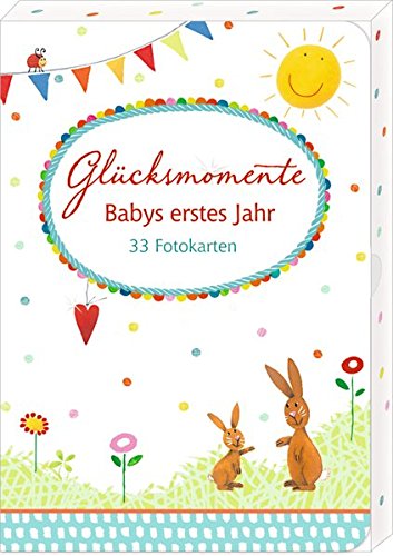 Fotokarten-Box - Glücksmomente - Babys erstes Jahr: 33 Fotokarten