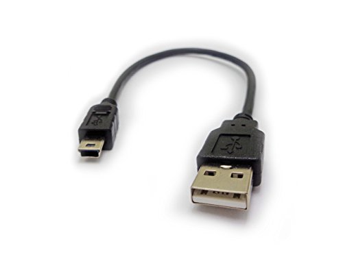 m-one Mini USB 25 cm/08ft Short Power Ladekabel Daten Kabel Für GPS – Garmin Camper 660lmt-d –/Auto GPS Navigation System