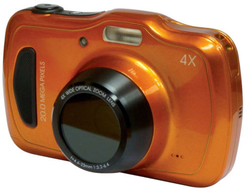 MEDION LIFE S44080 MD 87280 wasserdichte Digitalkamera 20MP 4x opt.Zoom orange