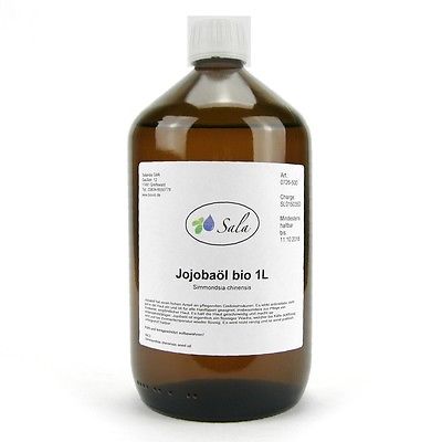 (39,90/L) Sala Bio Jojobaöl kaltgepresst gelb Jojoba Öl kbA 1000 ml 1 L Liter