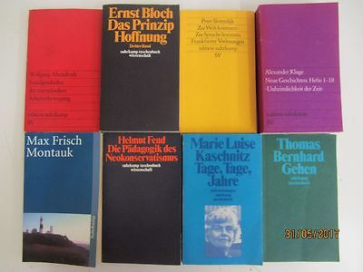 89 Bücher Taschenbücher suhrkamp Verlag