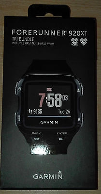 Garmin Forerunner 920XT Triathlon Swim Bundle Tri Watch GPS HRM Run Sports Black