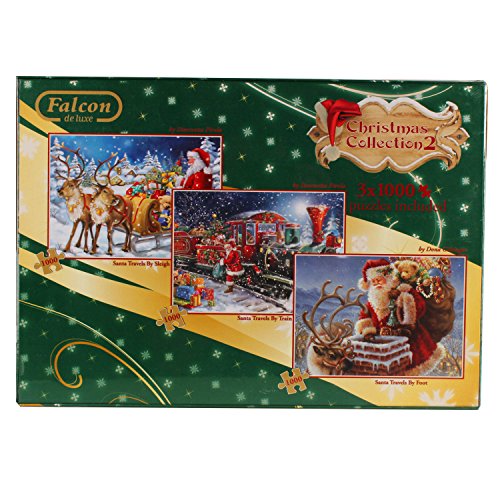 Jumbo 11069 - Falcon - Christmas Collection 2 - 3 x 1000 Teile in Box