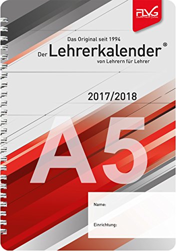 A5 Lehrerkalender von Lehrern für Lehrer 2017/2018