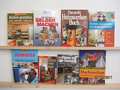 23 Bücher Bildbände Heimwerken Renovieren selber Machen Wohnideen Innenausbau